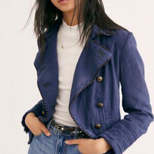 Free People - Military Blazer Cadet Coat / S